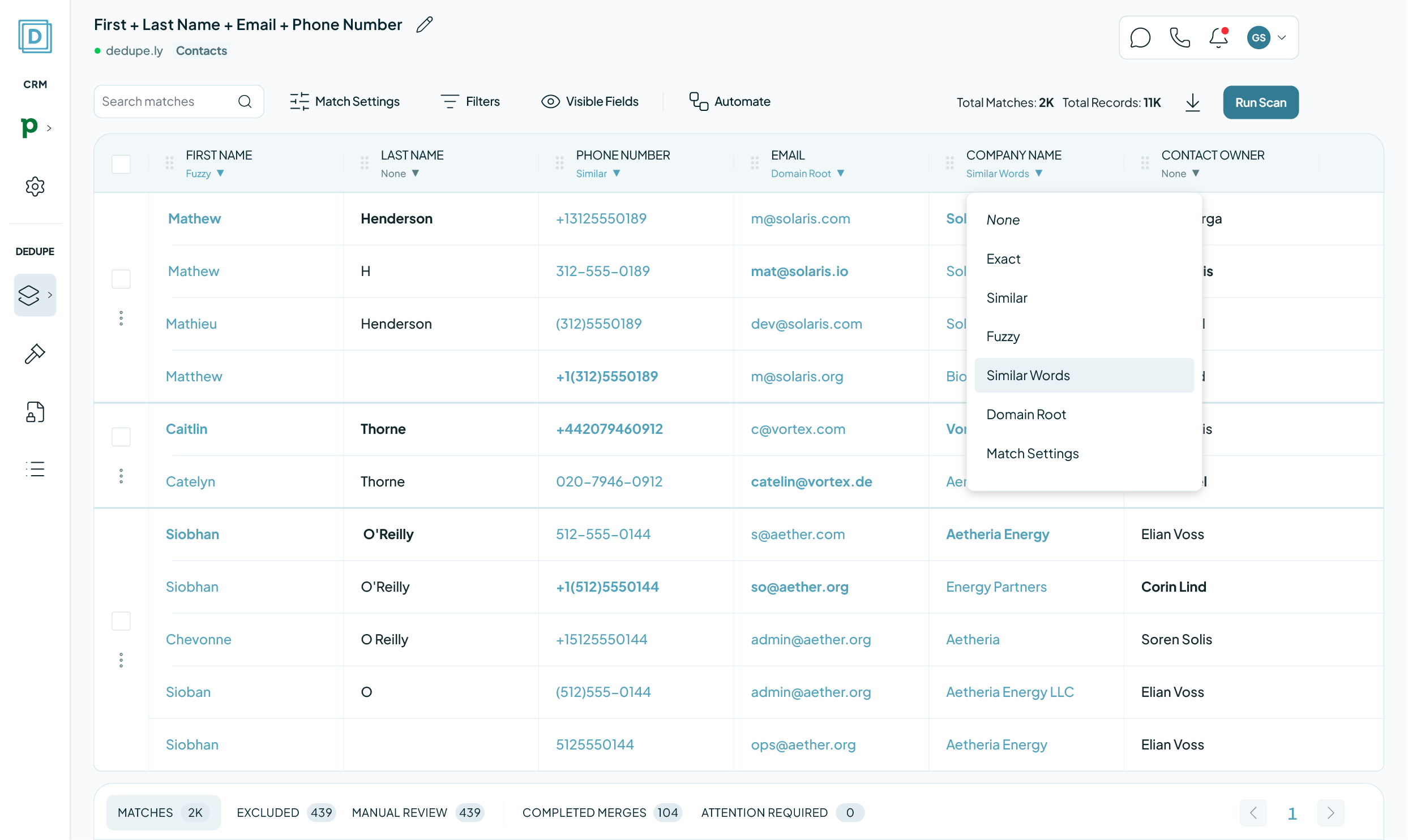 Dedupely app screenshot