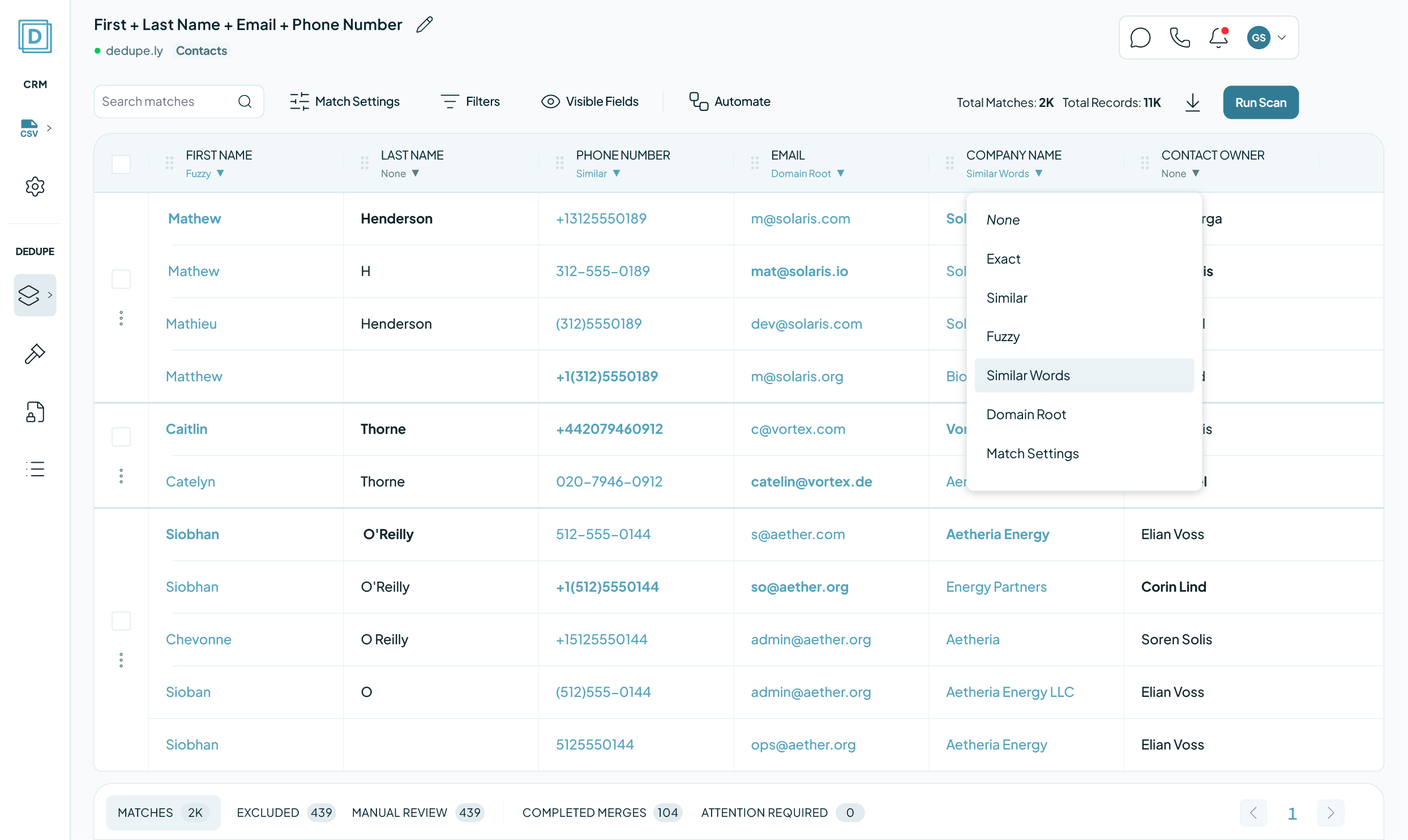 Dedupely app screenshot