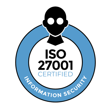 ISO 27001 certification badge
