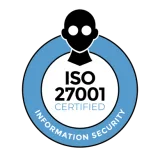 ISO 27001 certification icon for information security compliance