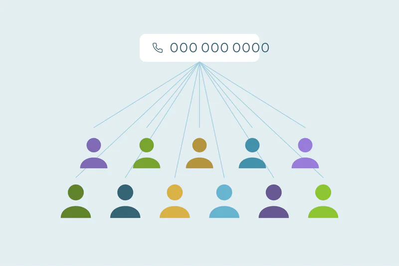 Many different people linked to the placeholder number 000 000 0000