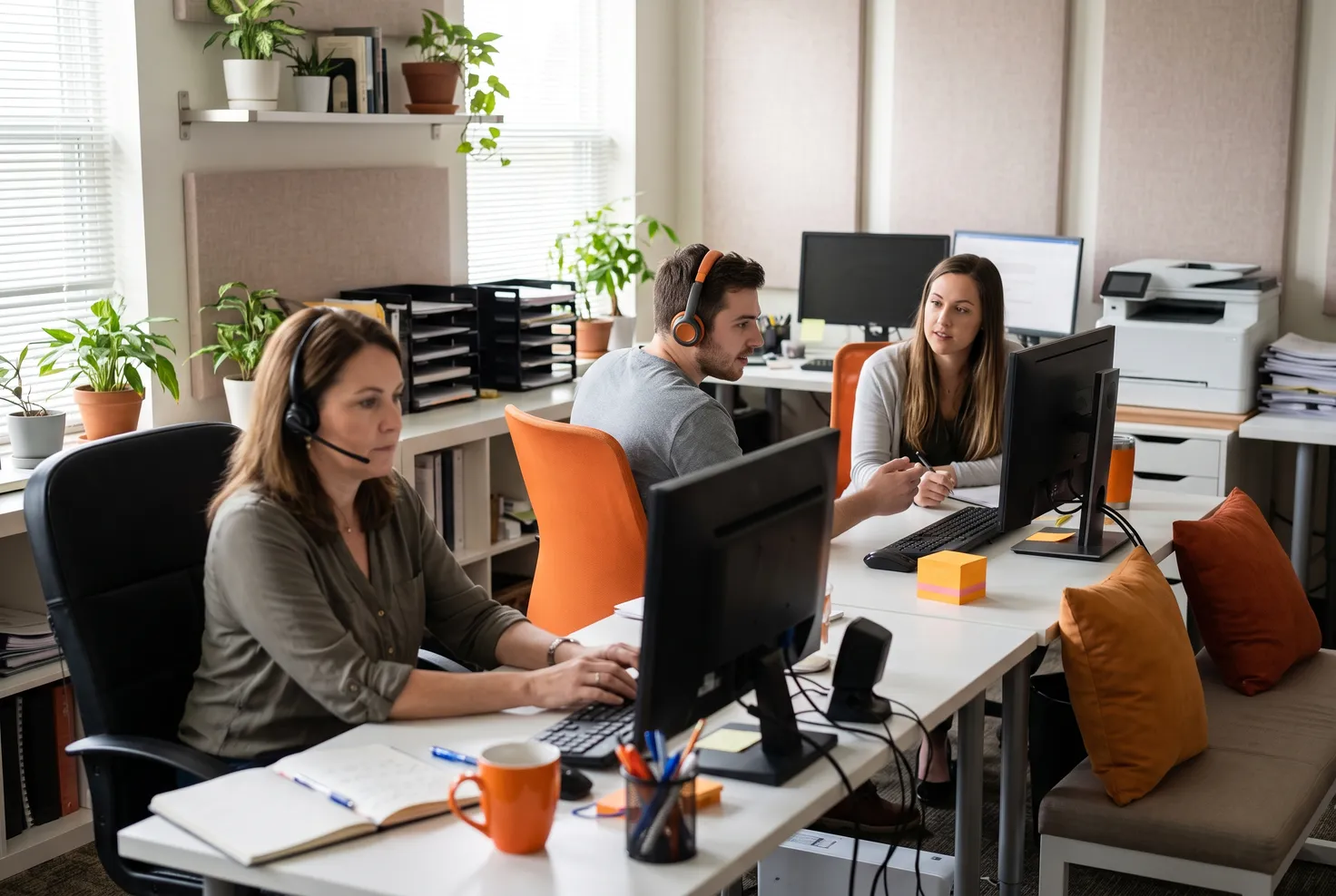Ein Telemedizin-Operations-Team bei der Arbeit